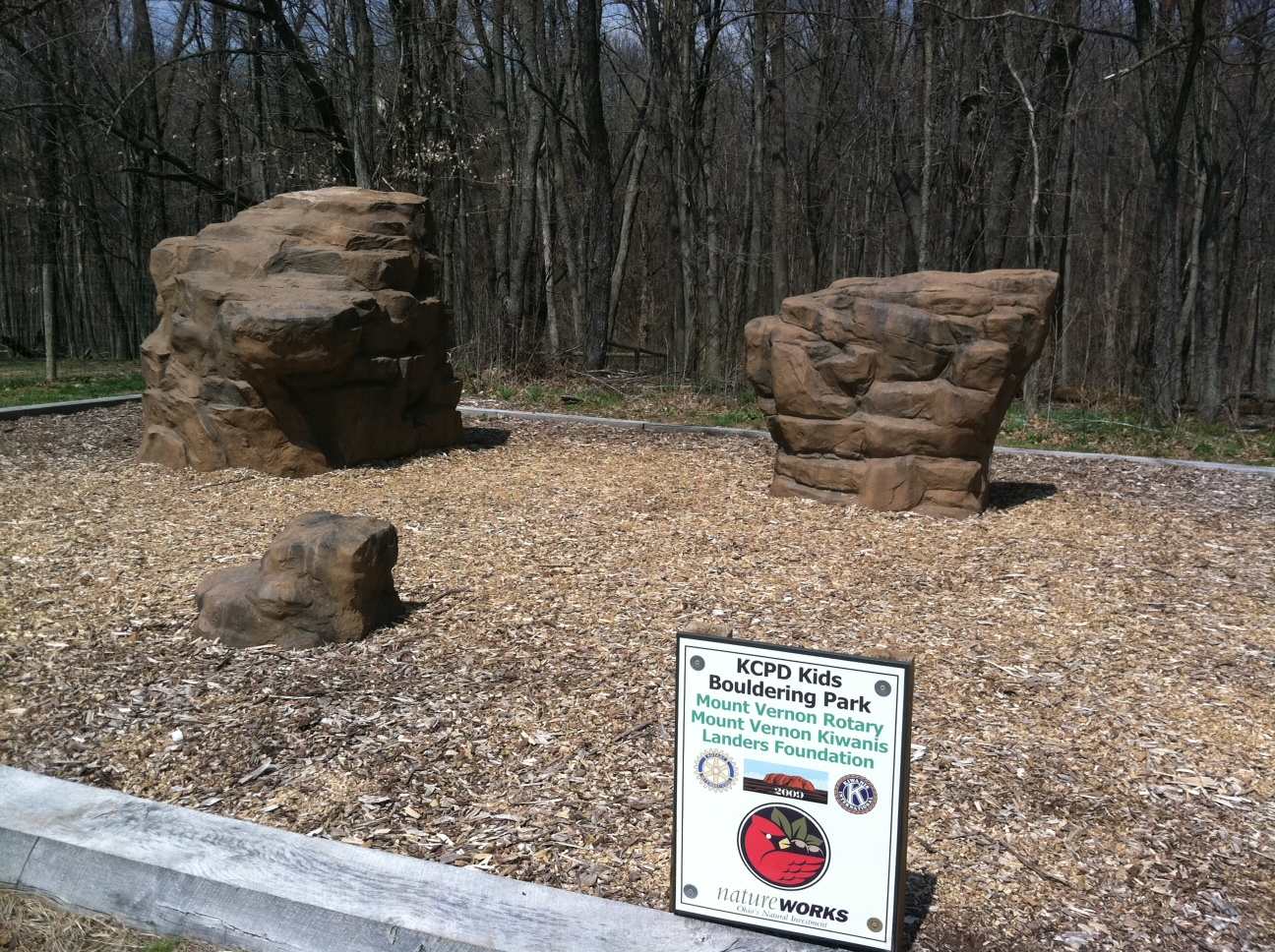 Mount Vernon Ohio Wolf Run Park Boulders