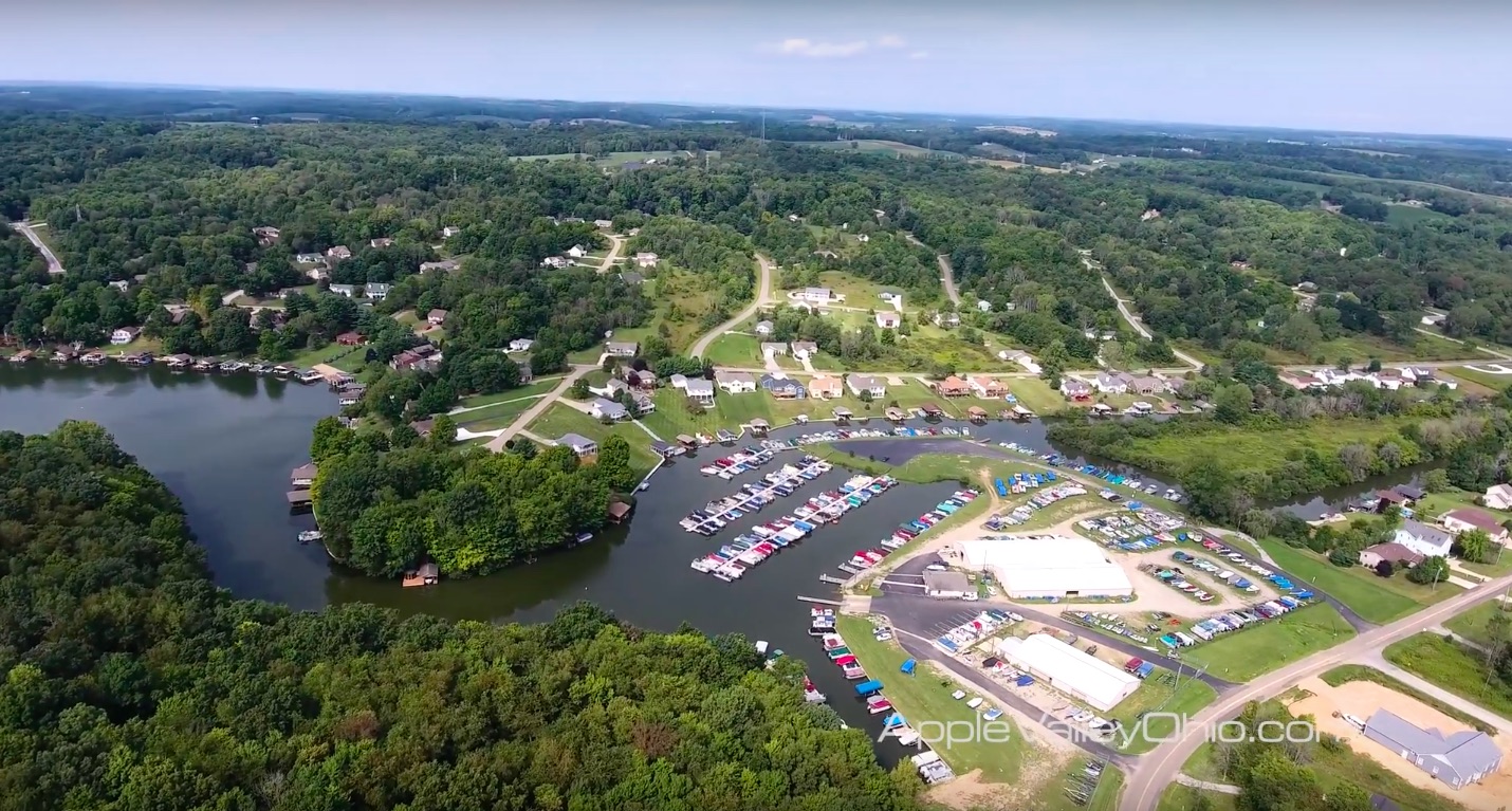 Apple Valley Lake Marina Drone Video