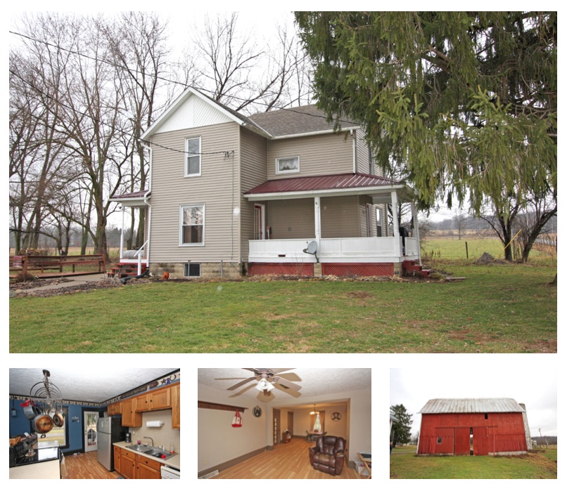 Country Home With Acreage For Sale in Fredericktown Ohio - Mount Vernon Ohio Homes