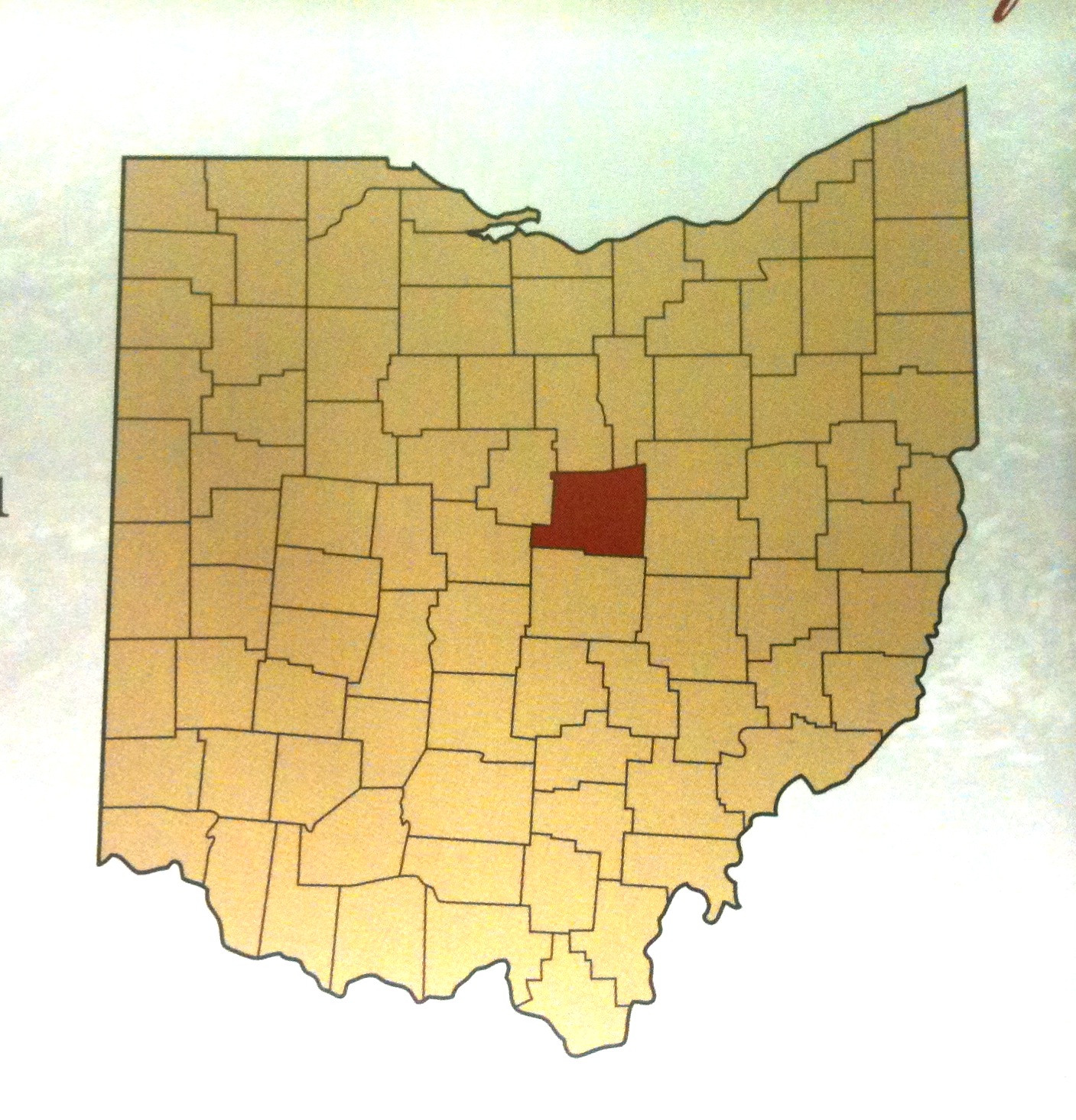 Knox County Ohio Map