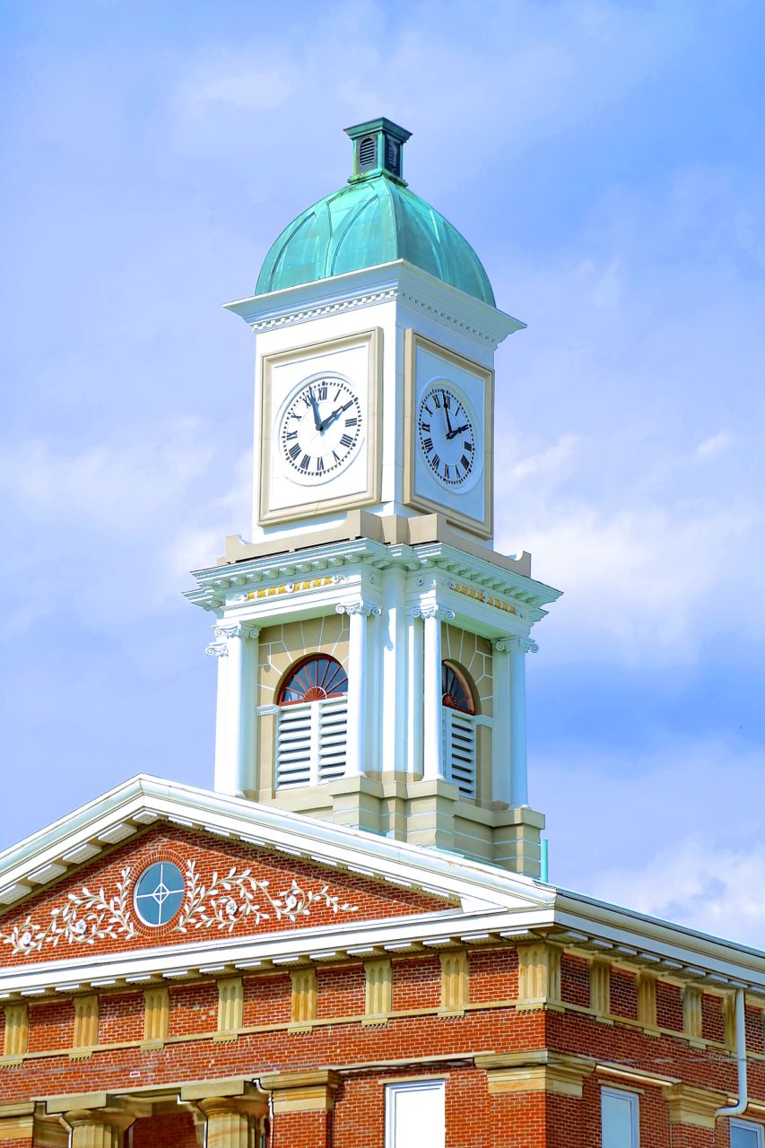 Knox County Ohio Courthouse Clock Tower Photo by Sam Miller