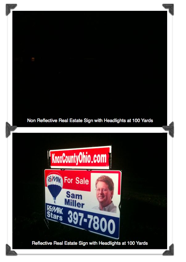 Sam Miller Real Estate Sign Comparison