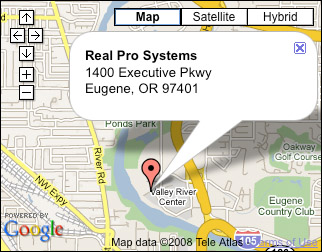 google map to real pro systems